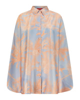 Shirt Dora Tiger Print Orange | بلوزة نسائية Dora - Maison Clad