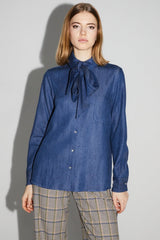 Shirt Lou Blue |قميص Lou Blue - Maison Clad