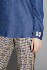 Shirt Lou Blue |قميص Lou Blue - Maison Clad