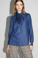 Shirt Lou Blue |قميص Lou Blue - Maison Clad