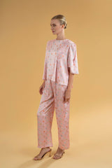 Shirt Pleated Short Alif | بلوزة نسائية Pleated Short Alif - Maison Clad