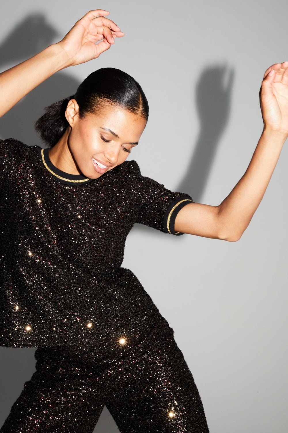 Shirt Poppy Sequins Burgundy|قميصPoppy - Maison Clad