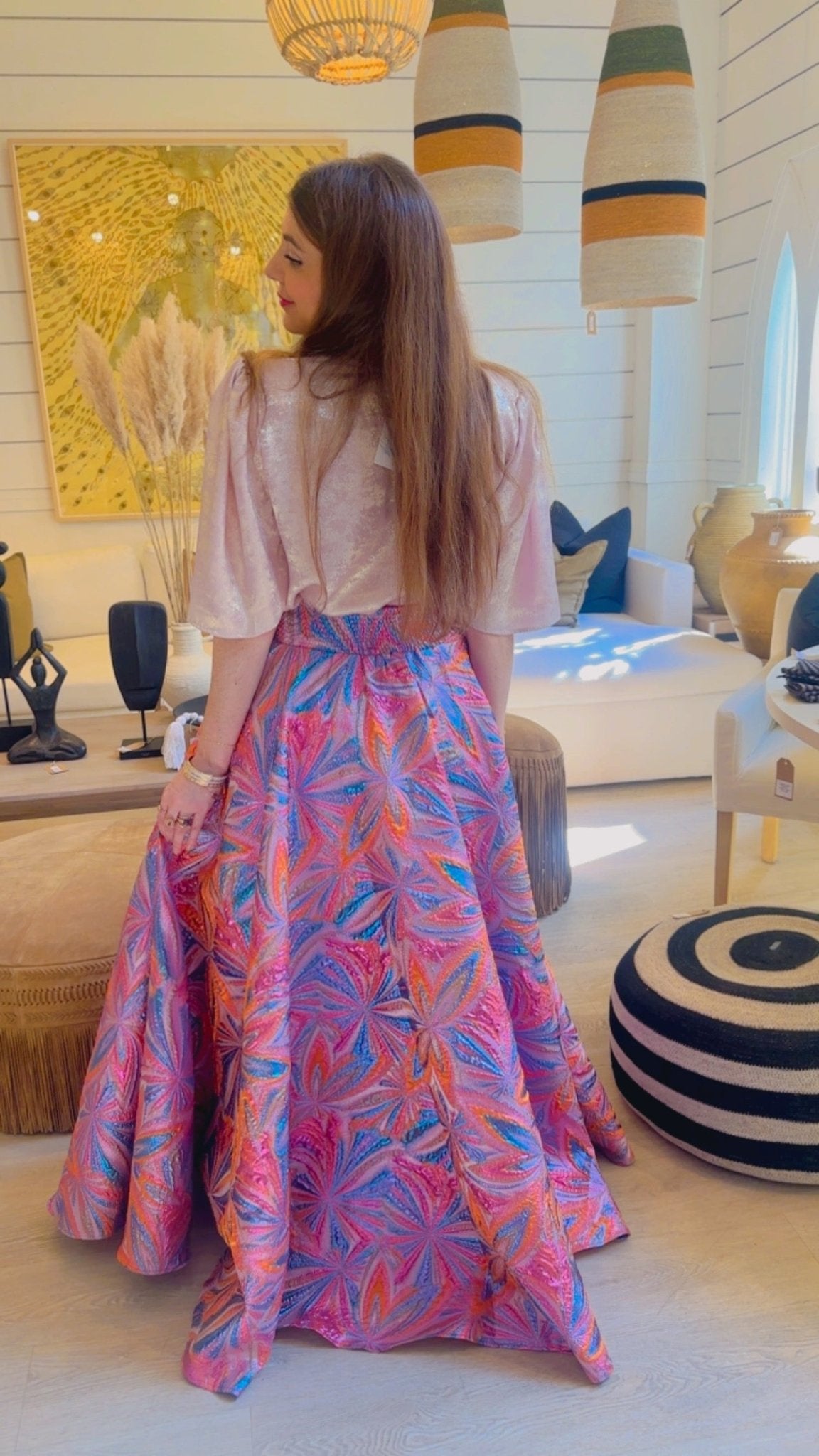 Shirt Teetop Pink Shimmers | بلوزة نسائية Teetop - Maison Clad
