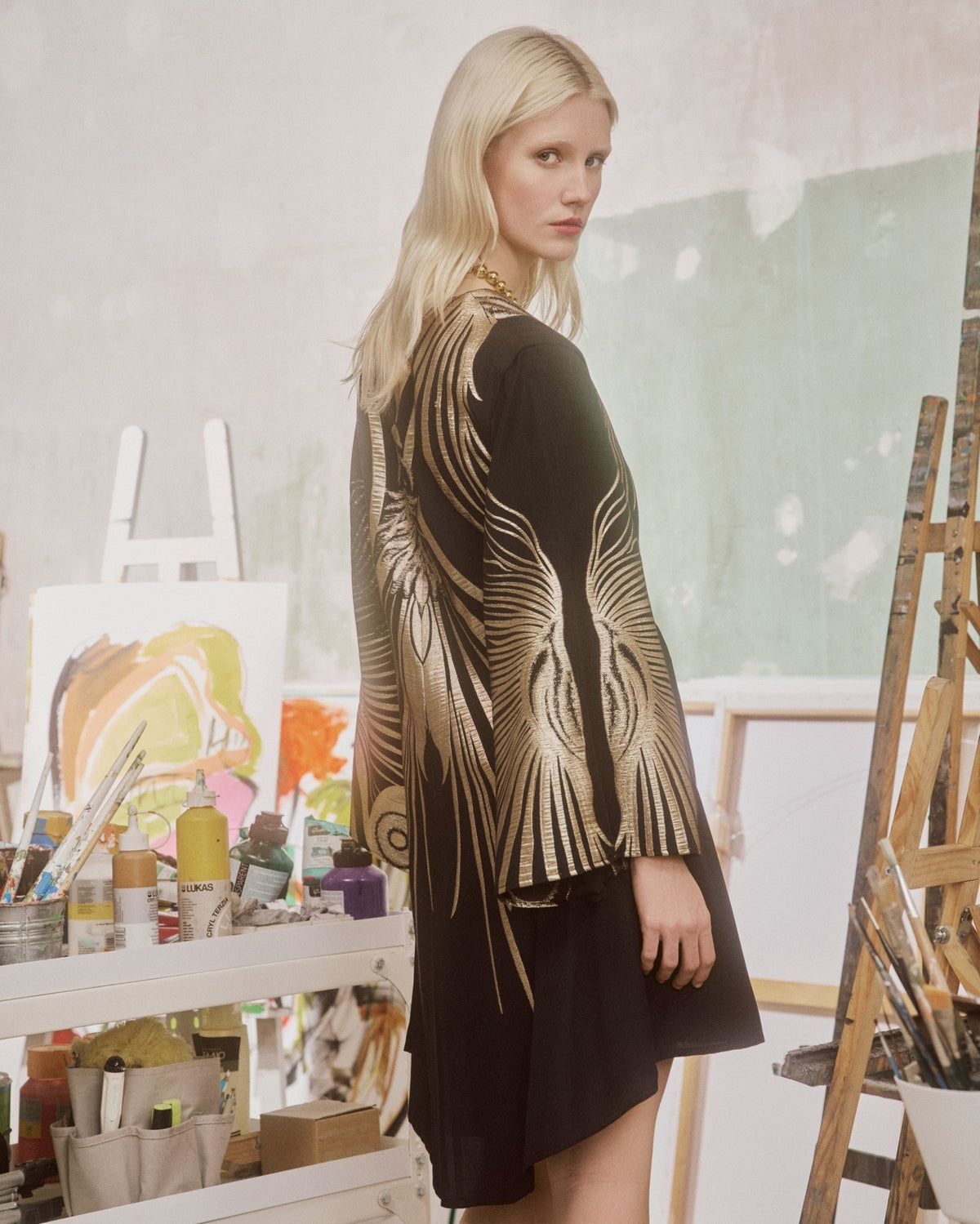 Short Dress Andromeda Callisto Black| فستان نسائي - Maison Clad