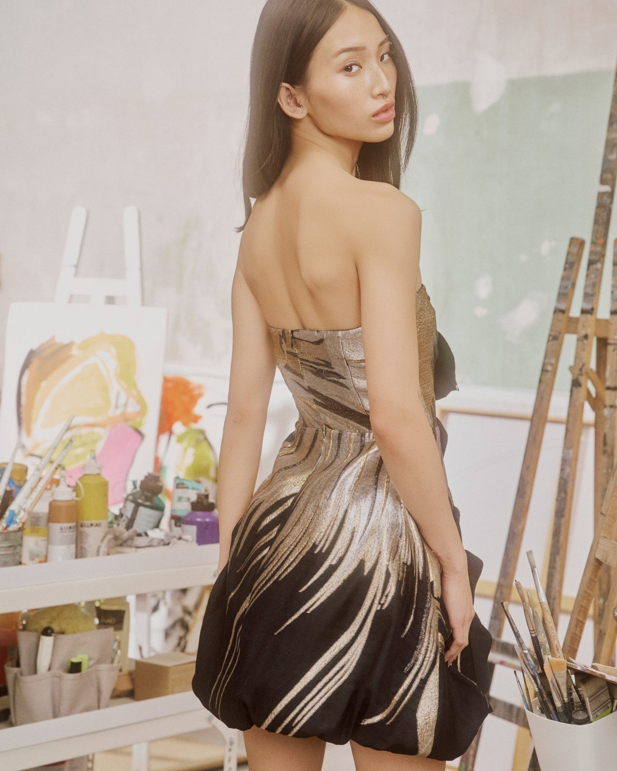 Short Dress Lais Callisto Black| فستان نسائي - Maison Clad