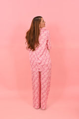 Short Sleeves Cleo Jackets Pink Shell | بلوزة نسائية - Maison Clad