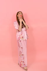 Short Sleeves Leo Jackets Rise Before The Sun Light Pink| بلوزة نسائية - Maison Clad