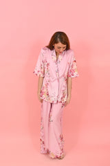 Short Sleeves Leo Jackets Rise Before The Sun Light Pink| بلوزة نسائية - Maison Clad