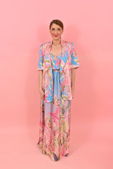 Skirt Arty Parrots Blue | تنورة - Maison Clad