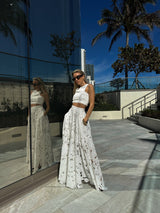 Skirt Petunia Maxi Calisto Althea White | تنورة نسائية - Maison Clad