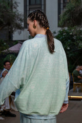 Skirt Renata Astrology Blue Gradient Knit | تنورة Renata - Maison Clad