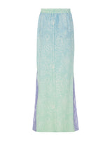 Skirt Renata Astrology Blue Gradient Knit | تنورة Renata - Maison Clad