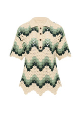 TIDAL SAGRA CROCHET SHIRT | بلوزة نسائية Tidal - Maison Clad