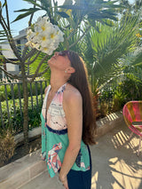 Top Nicky Astro Green| بلوزة نسائية Nicky - Maison Clad