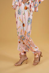Trouser Bow Sarouel Daisy Pink |سروال Daisy Pink - Maison Clad