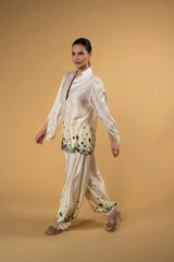 Trouser Bow Sarouel Gemstone Gradient |سروال Gemstone Gradient - Maison Clad