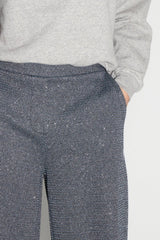 Trouser Charlie Geo Dots Blue|سروال Charlie Geo Dots Blue - Maison Clad