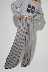 Trouser Charlie Silver Stripes|سروال Charlie Silver Stripes - Maison Clad