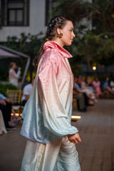 Trouser Jackomo Astrology Gemini |سروال Jackomo Organza Side band - Maison Clad