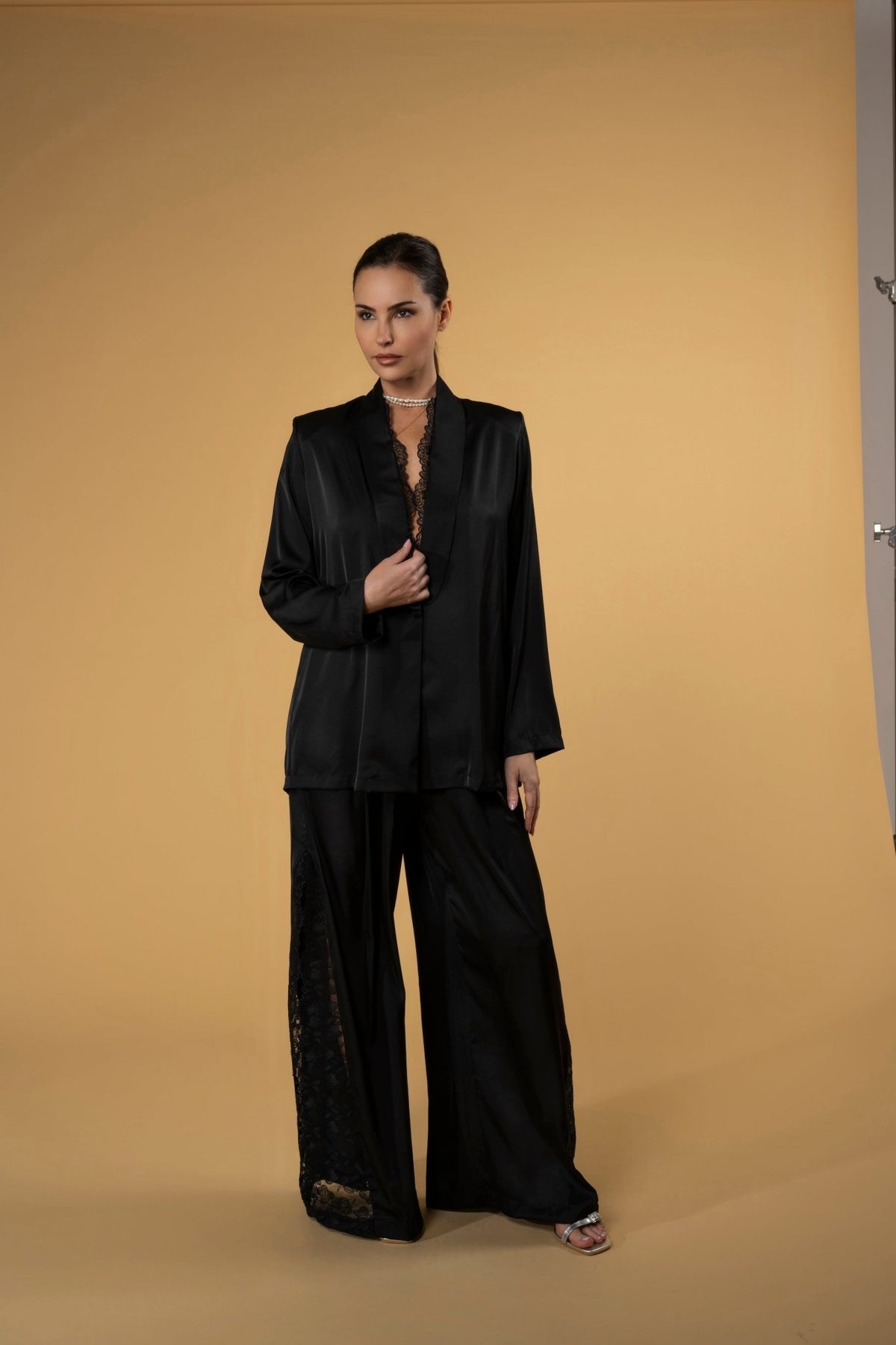 Trouser Jane Lace|سروال Jane Lace - Maison Clad