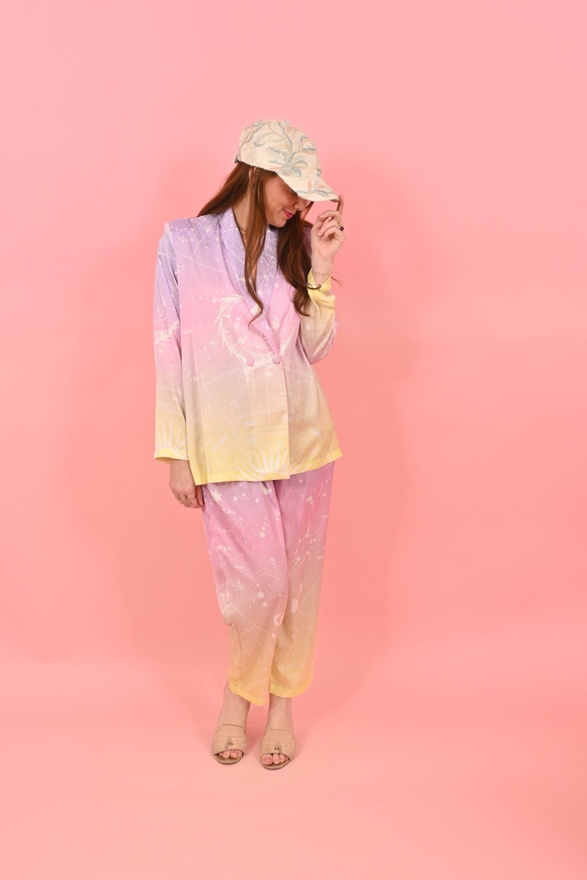 Trouser Marcel Astro Lilac|سروال - Maison Clad