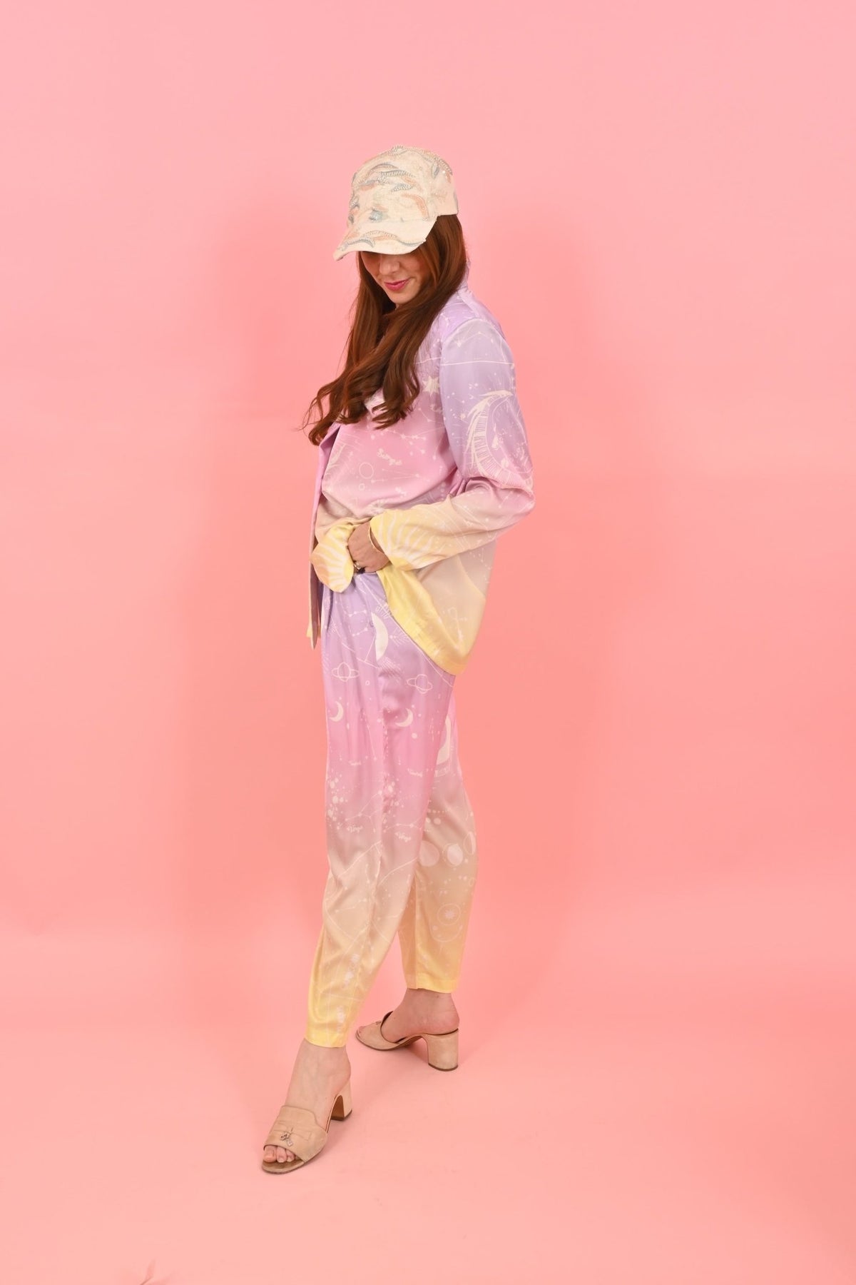 Trouser Marcel Astro Lilac|سروال - Maison Clad