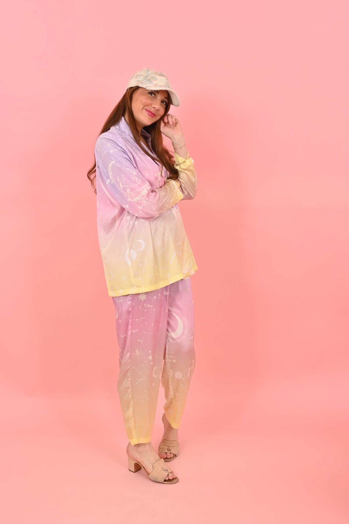 Trouser Marcel Astro Lilac|سروال - Maison Clad