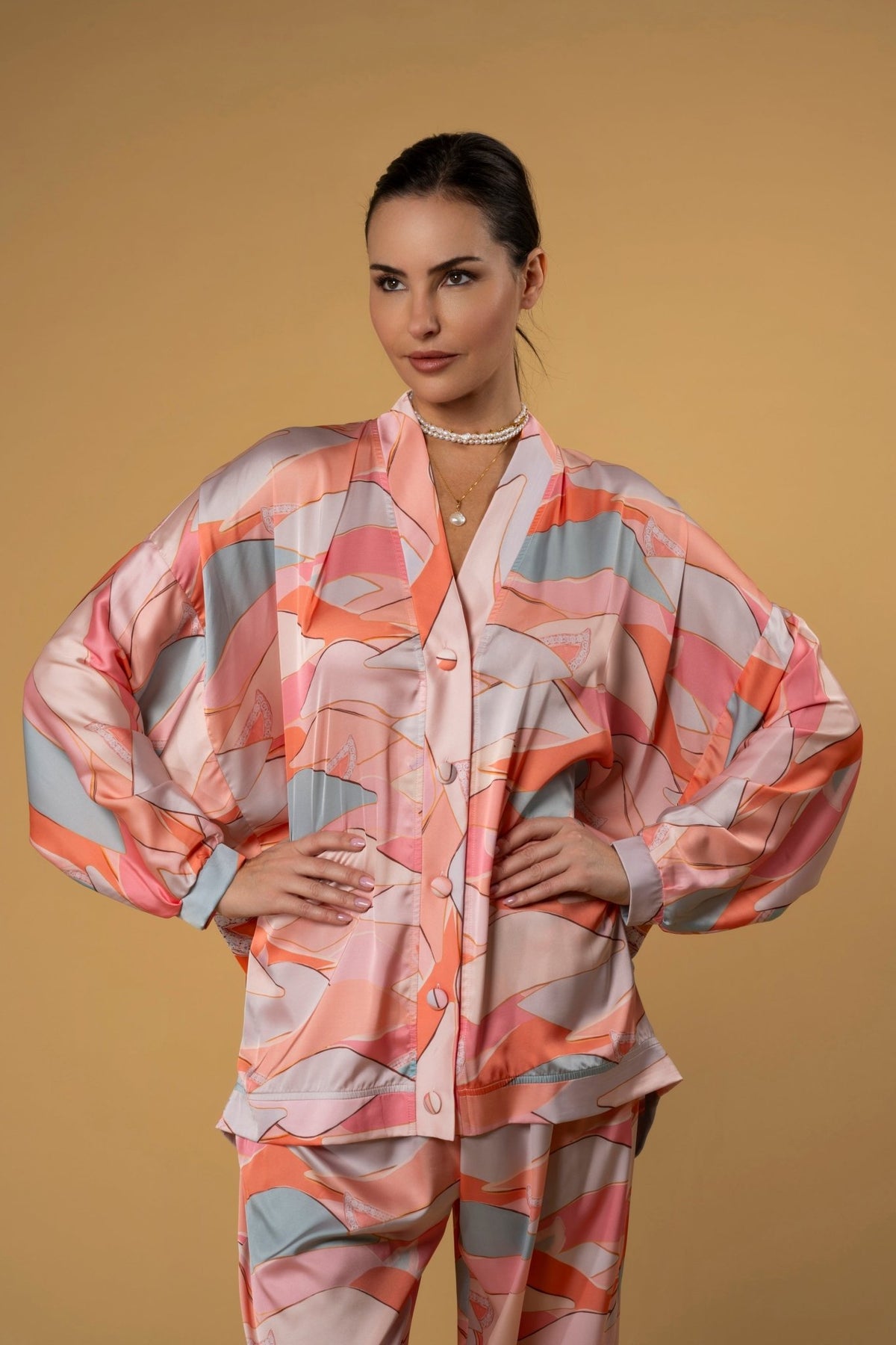 Trouser Marley Alif|سروال Marley Alif Bright Pink - Maison Clad