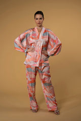 Trouser Marley Alif|سروال Marley Alif Bright Pink - Maison Clad