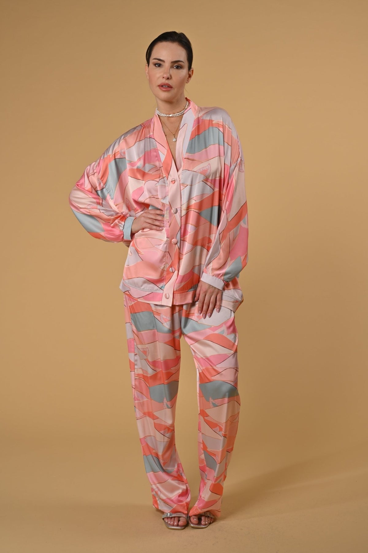 Trouser Marley Alif|سروال Marley Alif Bright Pink - Maison Clad