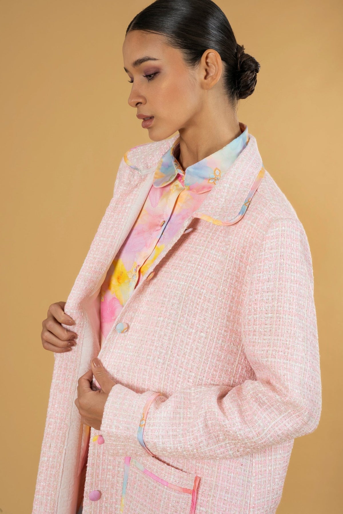 Tweed Coat Cardigan l |سترة Tweed Coat Cardigan - Maison Clad