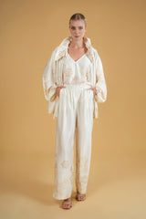 V Top Aspen Stella D'oro| بلوزة نسائية Aspen - Maison Clad