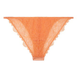 Wild Rose Coral Briefs | الملابس الداخلية الدانتيل - Maison Clad