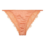 Wild Rose Coral Briefs | الملابس الداخلية الدانتيل - Maison Clad