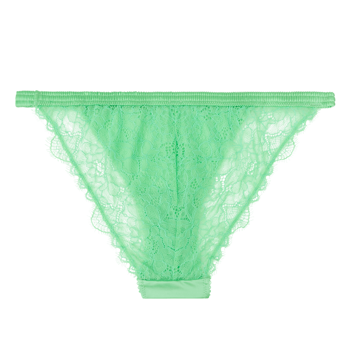 Wild Rose Green Briefs | الملابس الداخلية الدانتيل - Maison Clad