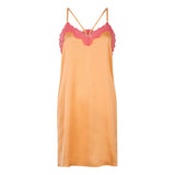 Willow Orange Slip Dress | فستان النوم - Maison Clad