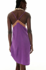 Willow Purple Slip Dress | فستان النوم - Maison Clad