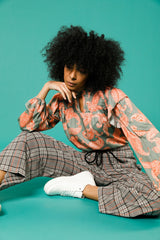 Blouse Smoke Green Cachemir - Smoke Green Cachemir بلوزة