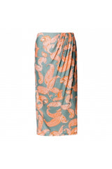 Skirt Maxi Green Cachemir - Maxi Green Cachemir تنورة
