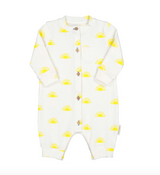 Playsuit off white w/sun - Baby بلوزة ضيقة
