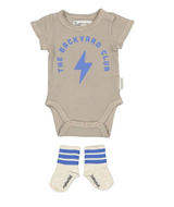 Baby Body short sleeve "Backyard" - Baby بلوزة ضيقة