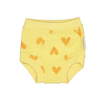 Baby Blommers Yellow W/Hearts - Baby بلوزة ضيقة