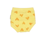 Baby Blommers Yellow W/Hearts - Baby بلوزة ضيقة
