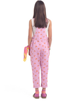 Jumpsuit Lavender W/Orange Hearts - Jumpsuit جمبسوت
