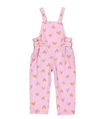 Baby Jumpsuit Lavender W/Hearts - Baby بلوزة ضيقة