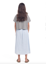 Long Skirt Light Chambray - Girls تنورة