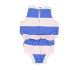 Baby Body Stripes Blue & Pink - Baby بلوزة ضيقة