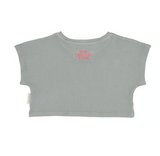 Crop Top Grey Ice Cream - Girls بلوزة