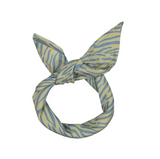 Bandana Green Animal Print - Girls شريط الرأس