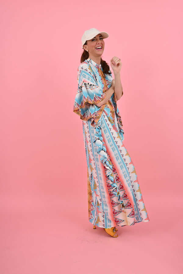 Frida Dress Azure | فستان نسائي